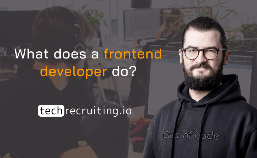 What does a frontend developer do?