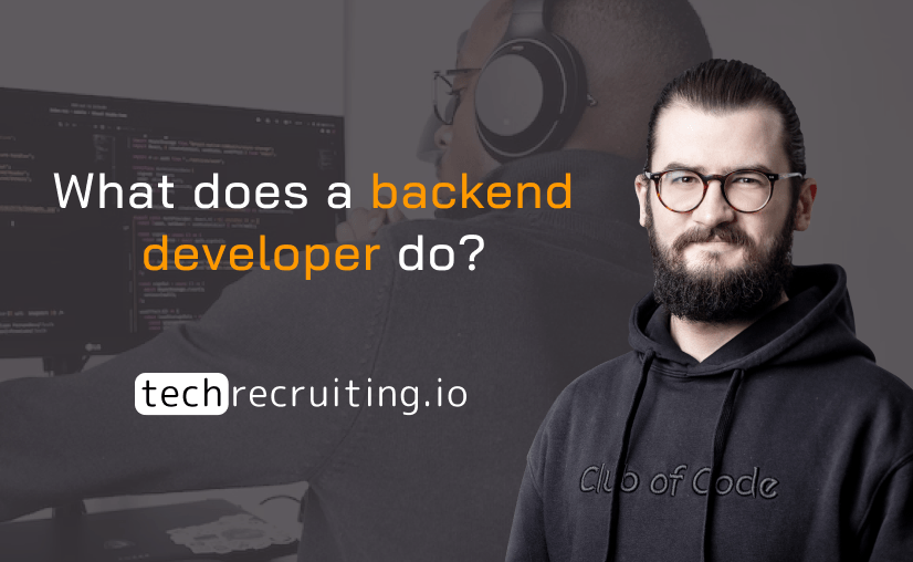 What does a backend developer do?